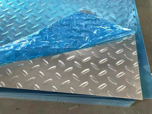 ورق برجسته فولاد ضد زنگ 316L 0.3MM-3MM نورد گرم نورد سرد لبه آسیاب
