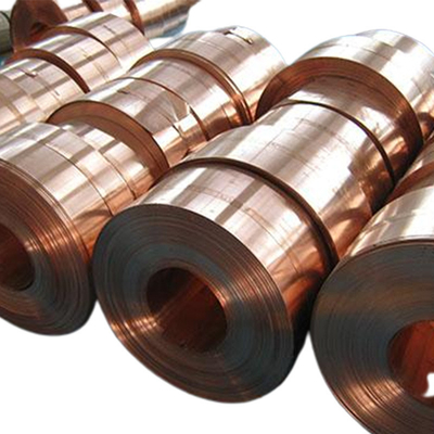 کویل نوار برنزی CuSn6 C5191 CuSn8 C5210 فسفر برای اتصال دهنده های الکترونیکی