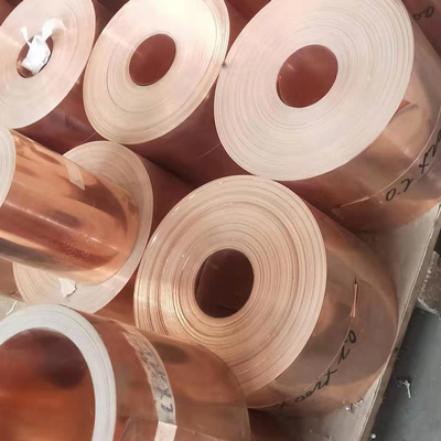 کویل نوار برنزی CuSn6 C5191 CuSn8 C5210 فسفر برای اتصال دهنده های الکترونیکی